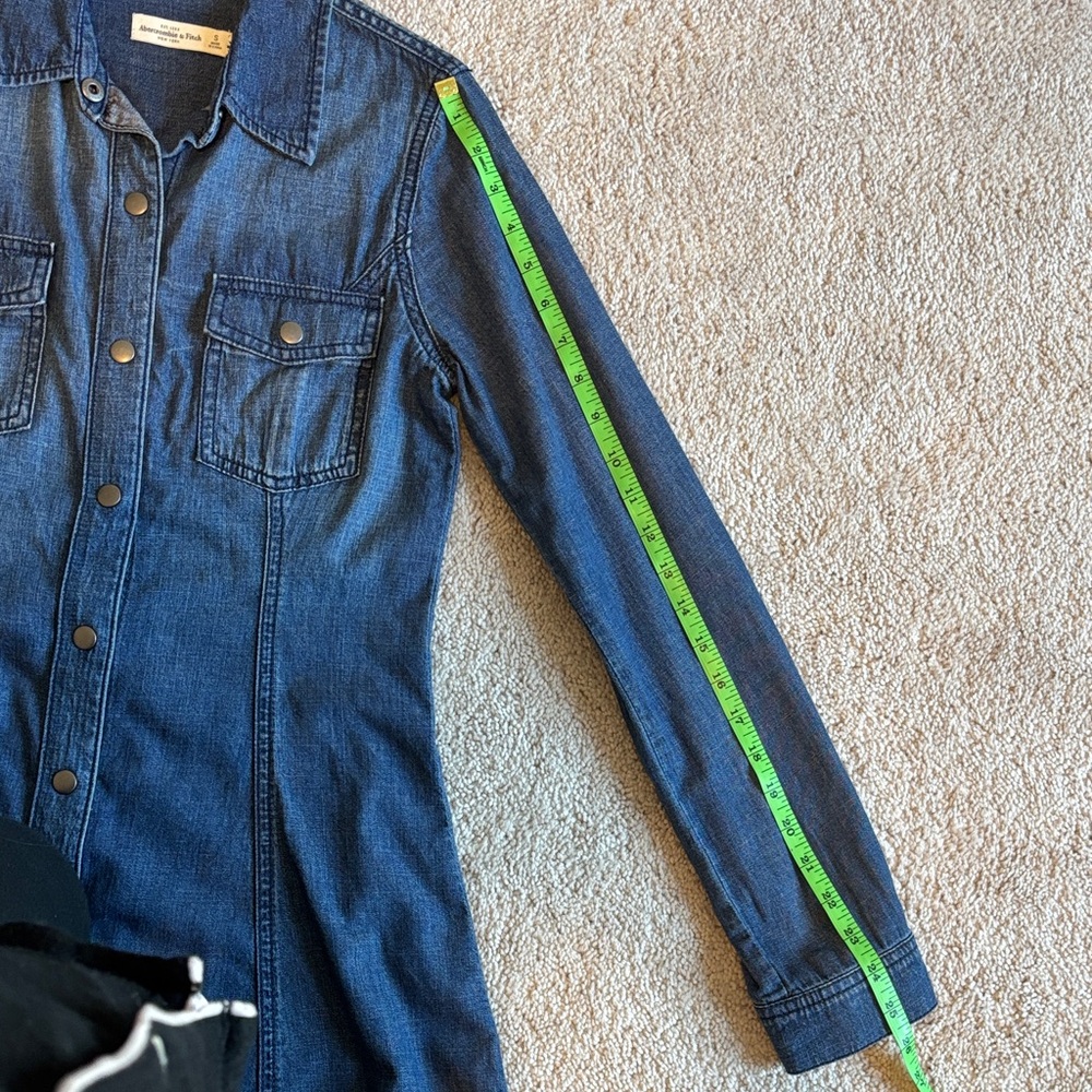 Abercrombie & Fitch Denim Shirt Dress - Picture 11 of 13